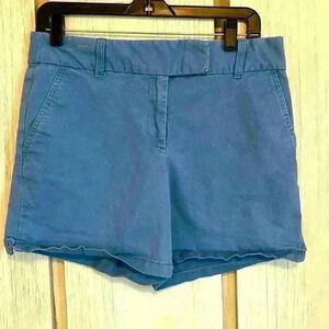 LOFT Women's Blue Riviera Shorts - Size 6